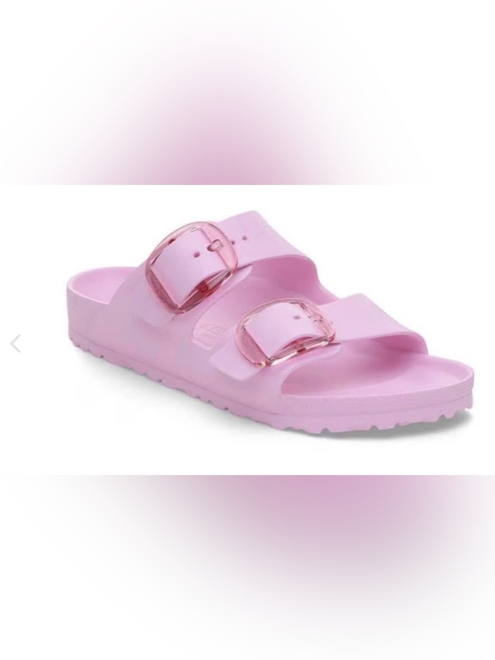 Birkenstock Pink Two-Buckle EVA Slide Sandal